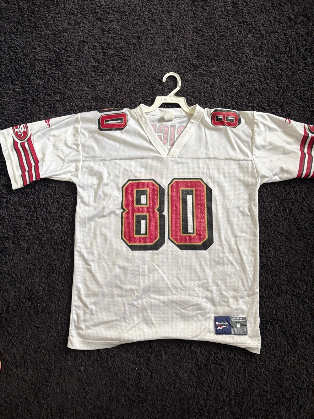 Vintage NFL Jerry Rice San Francisco 49ers white jersey
